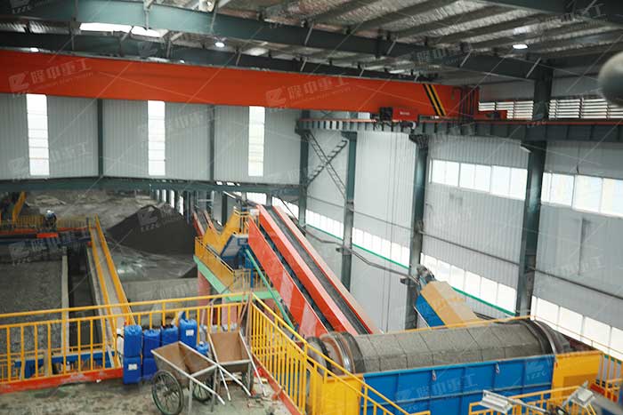 垃圾焚燒爐渣金屬分選、洗沙工藝